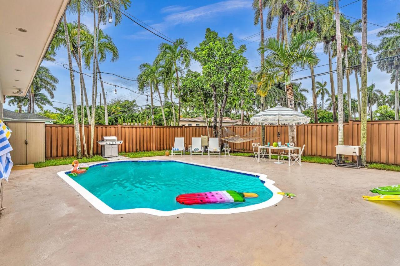 Tropical Oasis With Pool 10 Mins Airport & 5 Mins Beach Голливуд Экстерьер фото