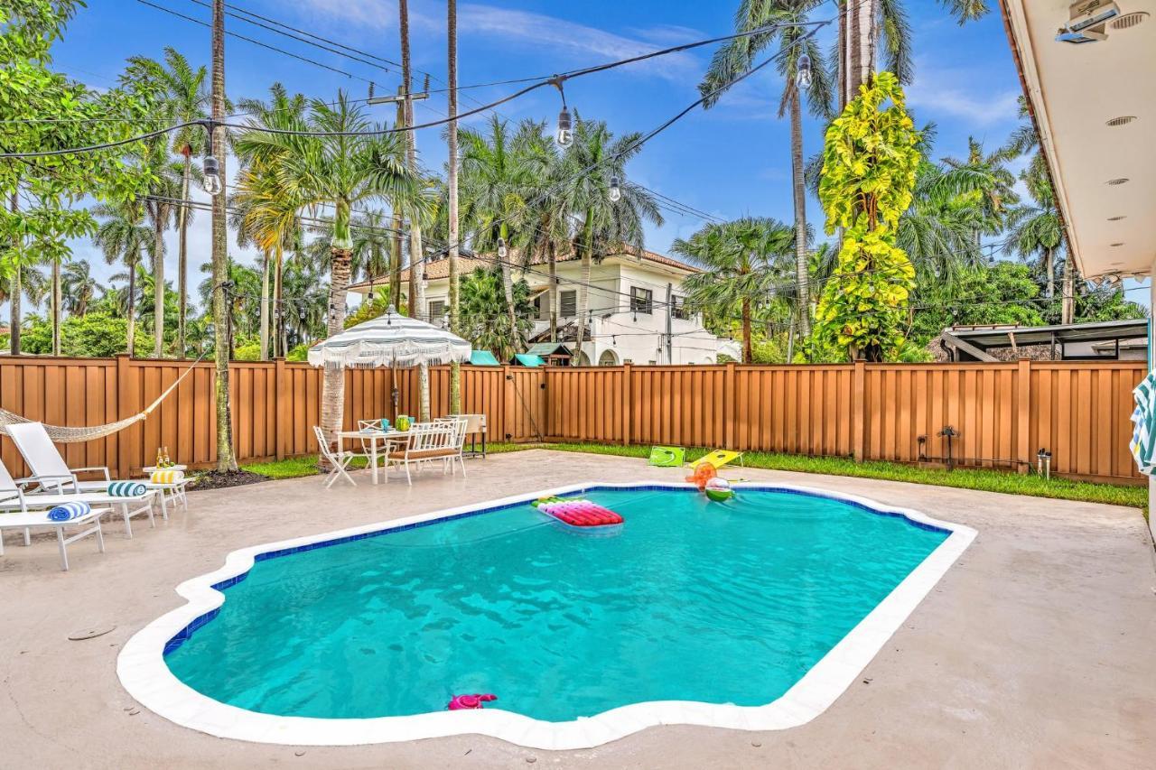Tropical Oasis With Pool 10 Mins Airport & 5 Mins Beach Голливуд Экстерьер фото